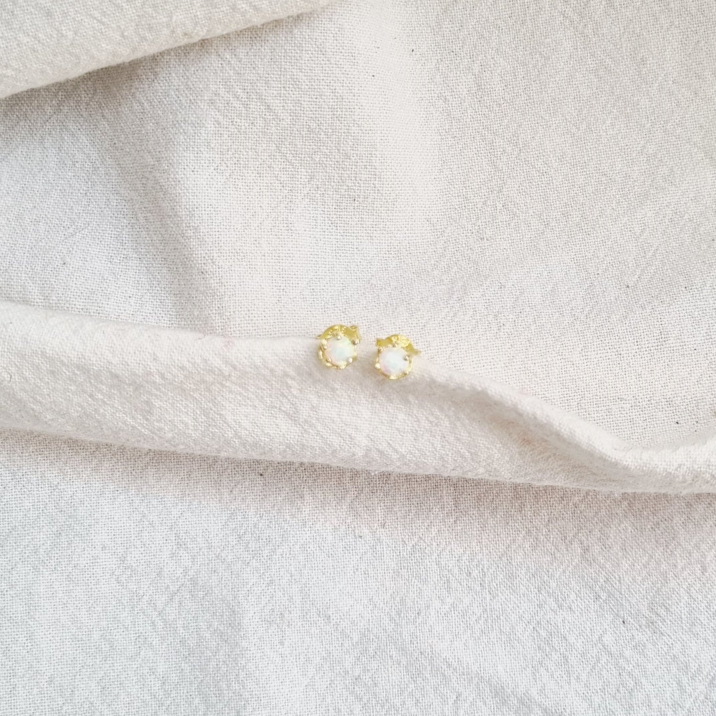 Opal earrings