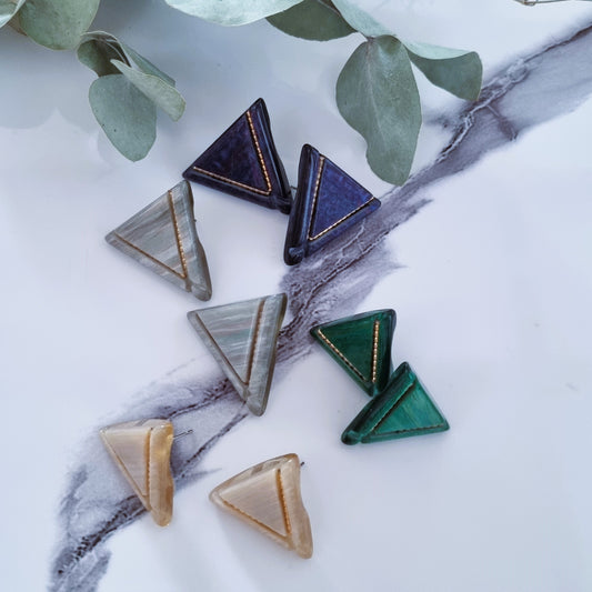 Vintage earrings - Triangles
