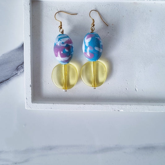 Bold ceramic earrings
