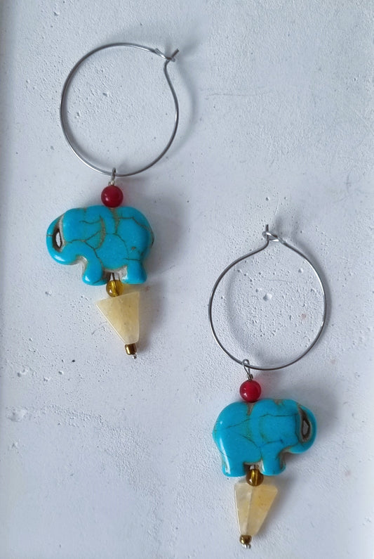 Elephant's earrings