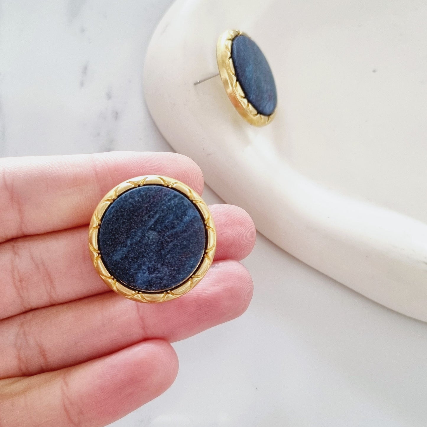 Vintage Earrings - Blue best seller