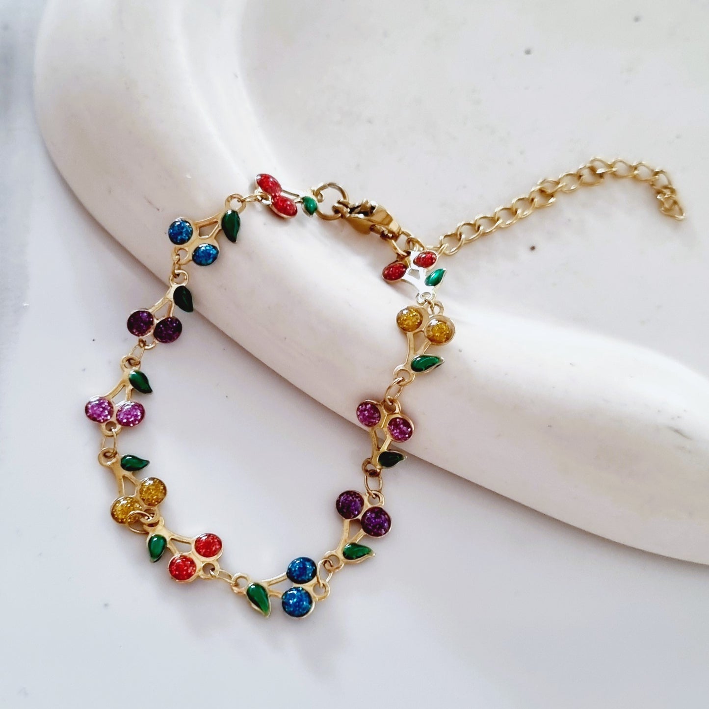 Cherries bracelet