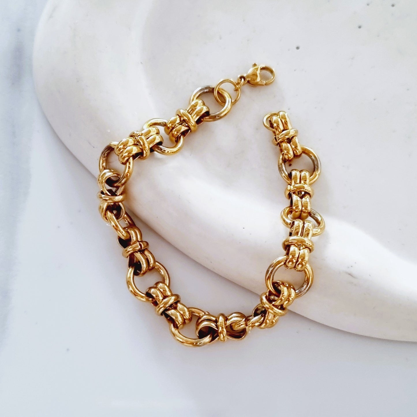 Bold steel bracelet n.7