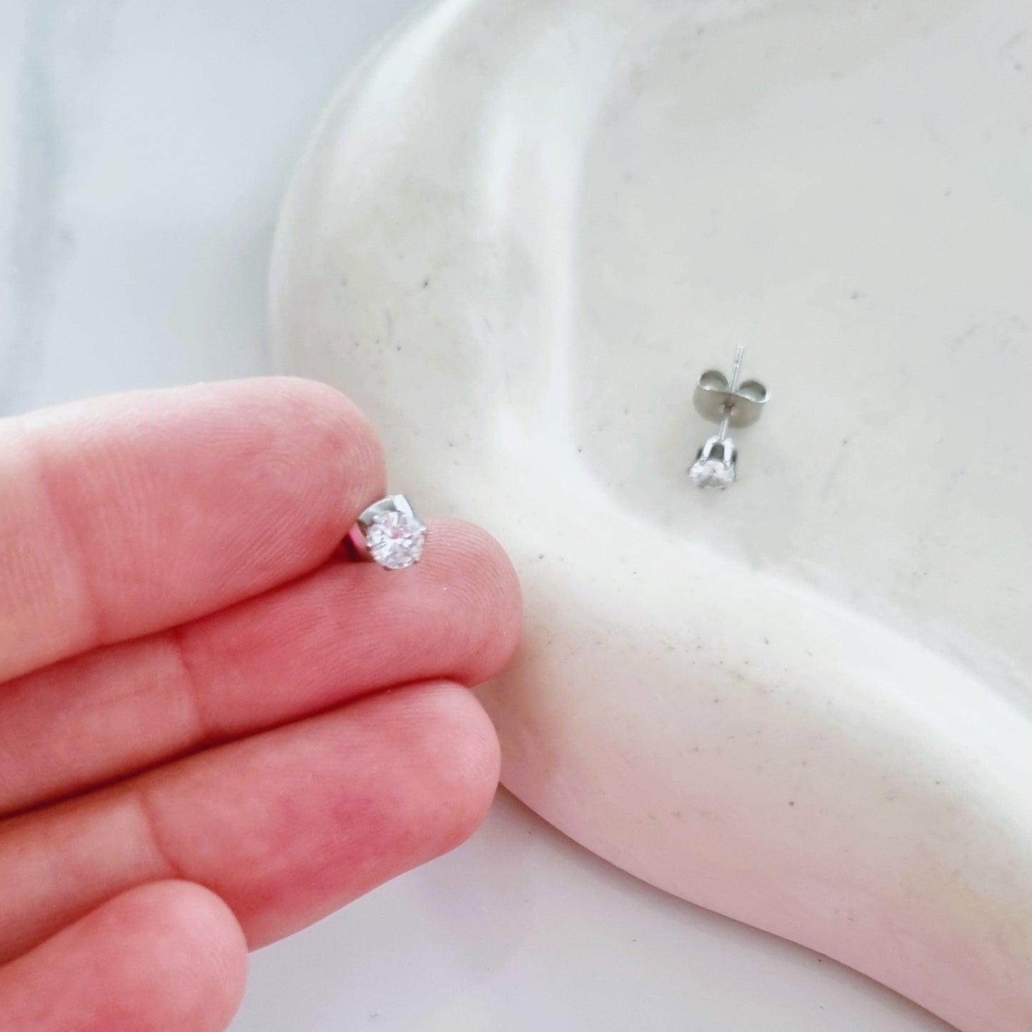 Zirconia studs