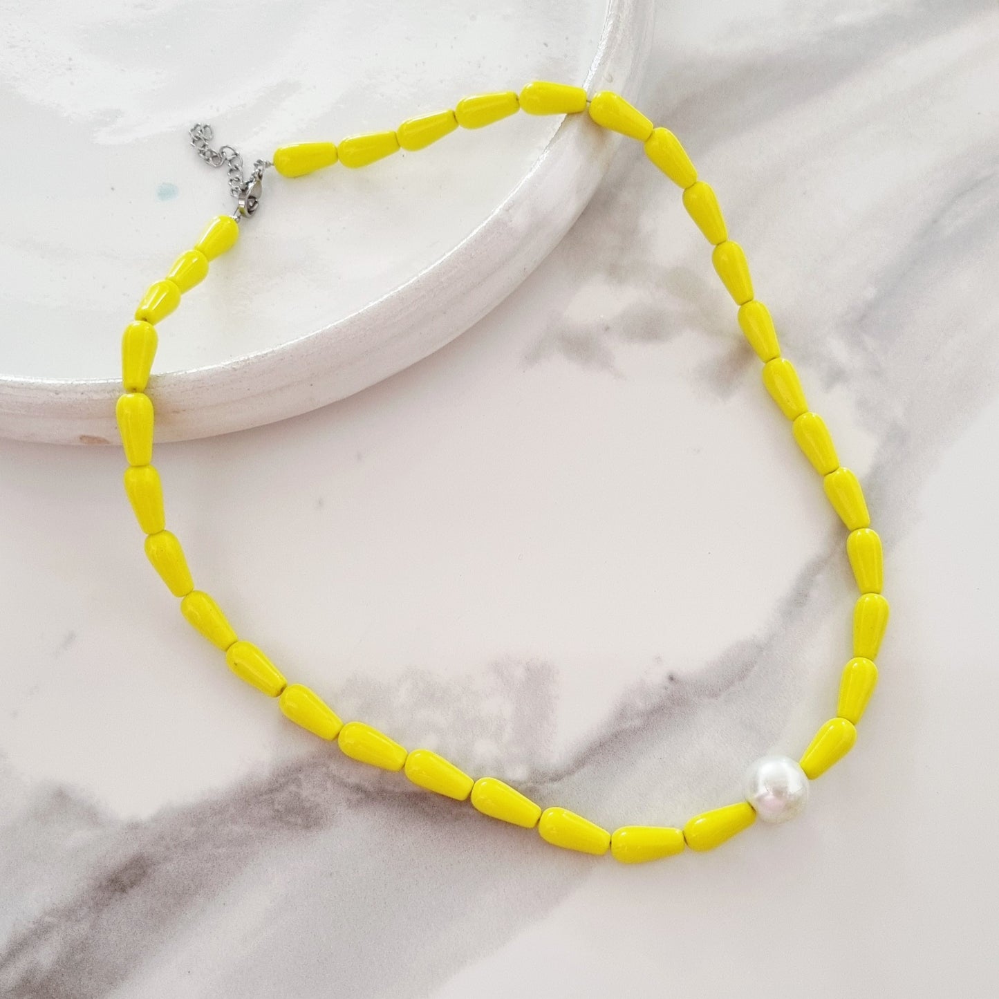 Yellow necklace