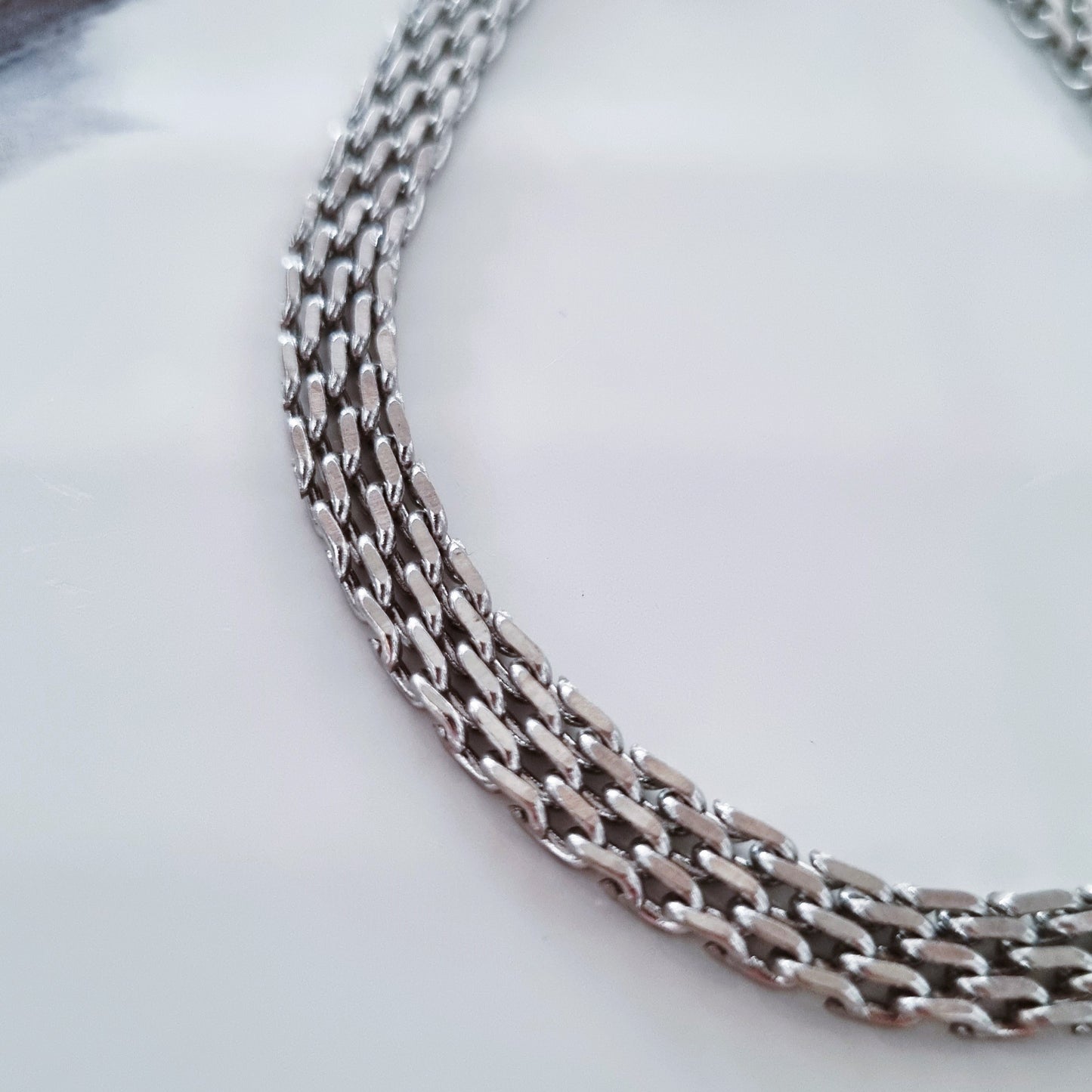 Cable chain anklet