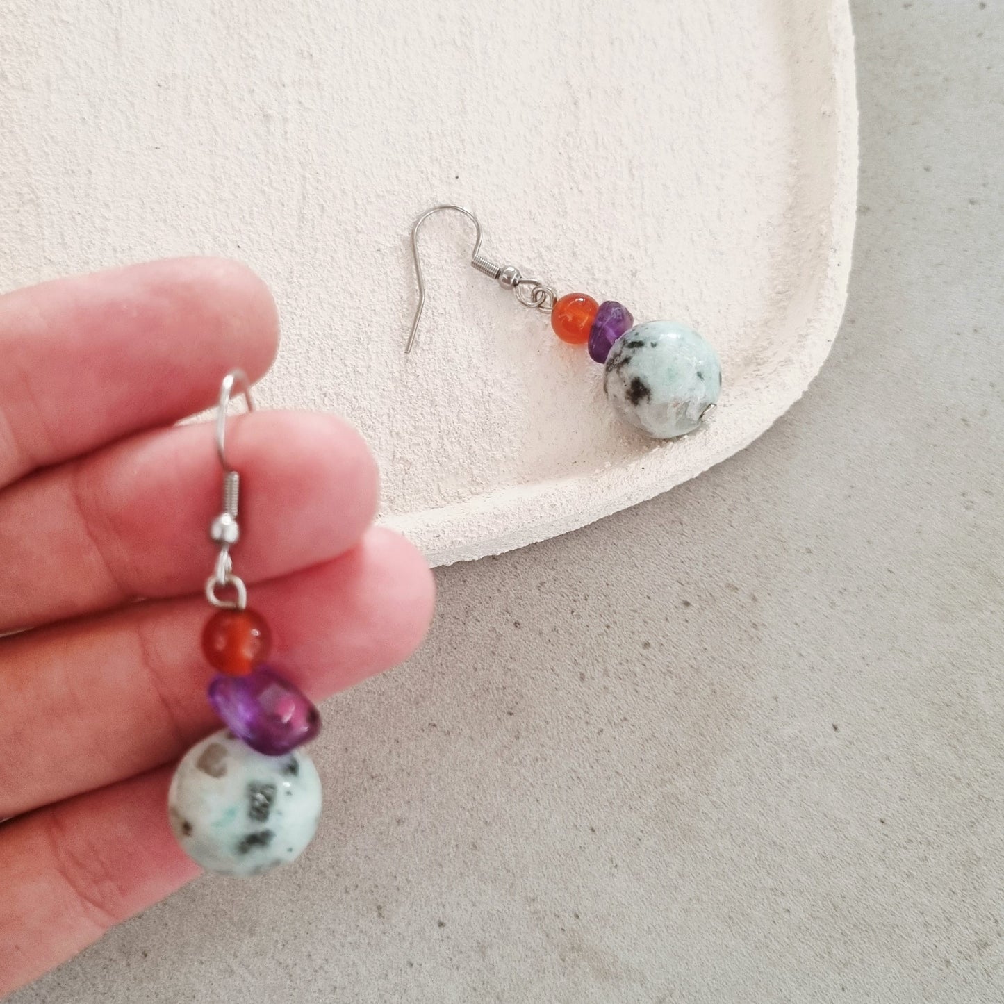 Boho Iaspis - Earrings