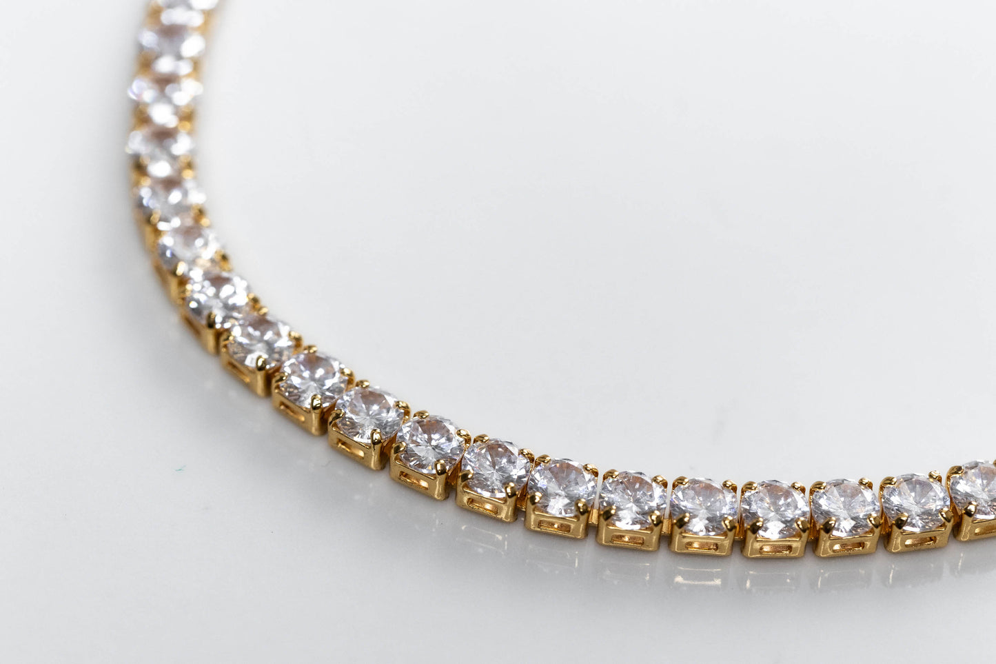 Tennis necklace (gold)