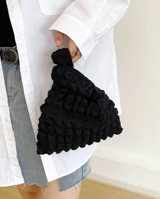 Mini qulited style bag - Black
