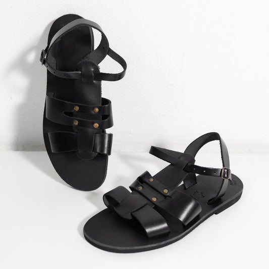 Patroclos sandals (black)