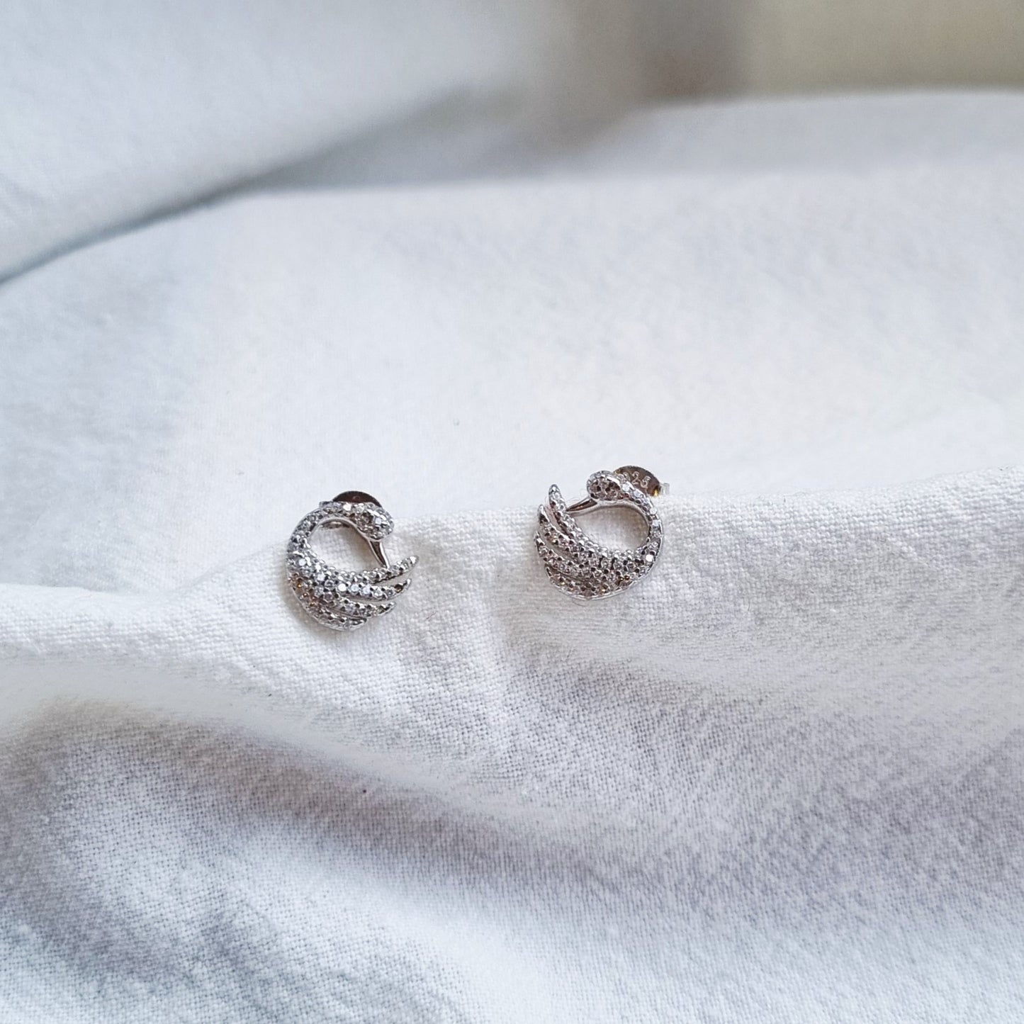 Swans - Earrings