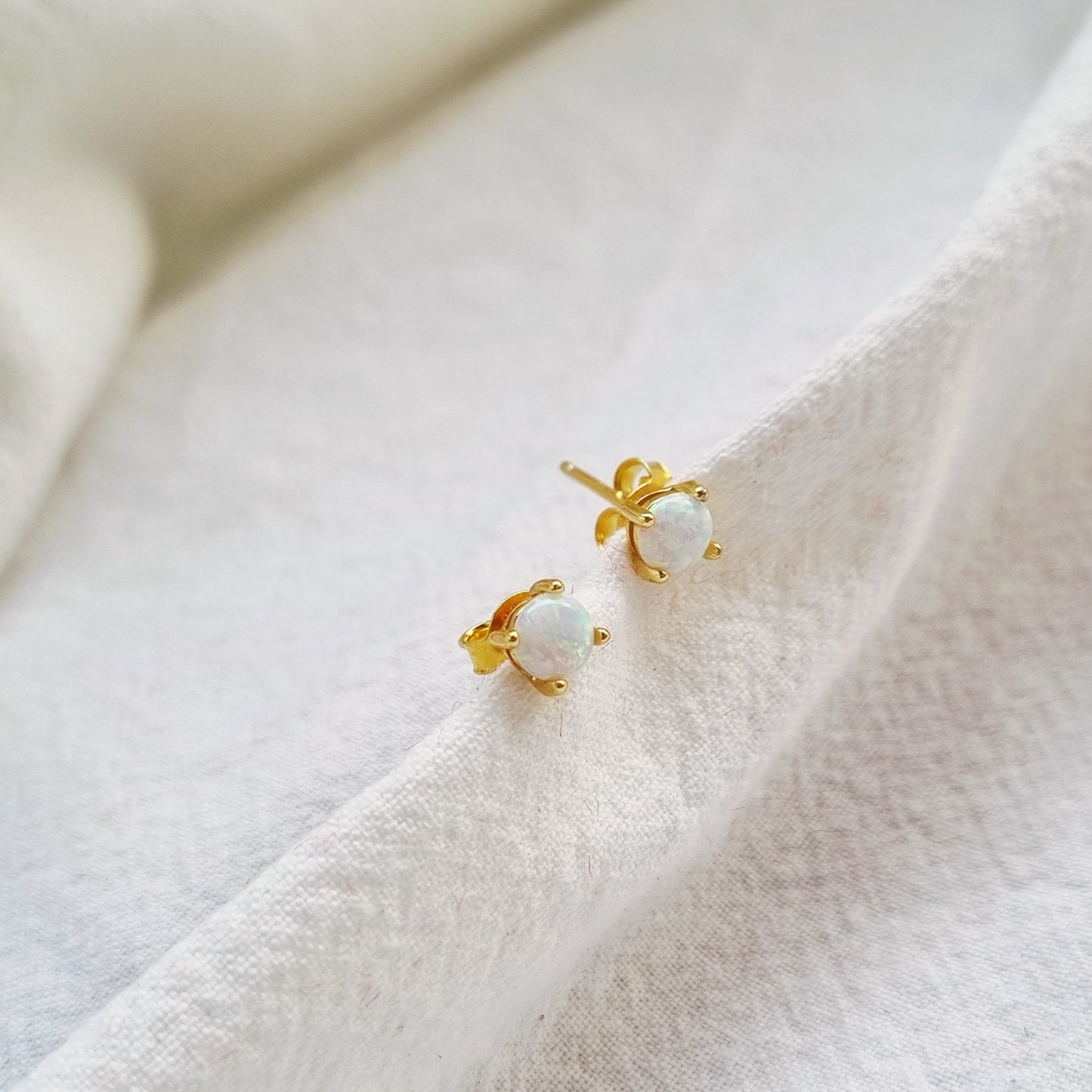 Opal earrings