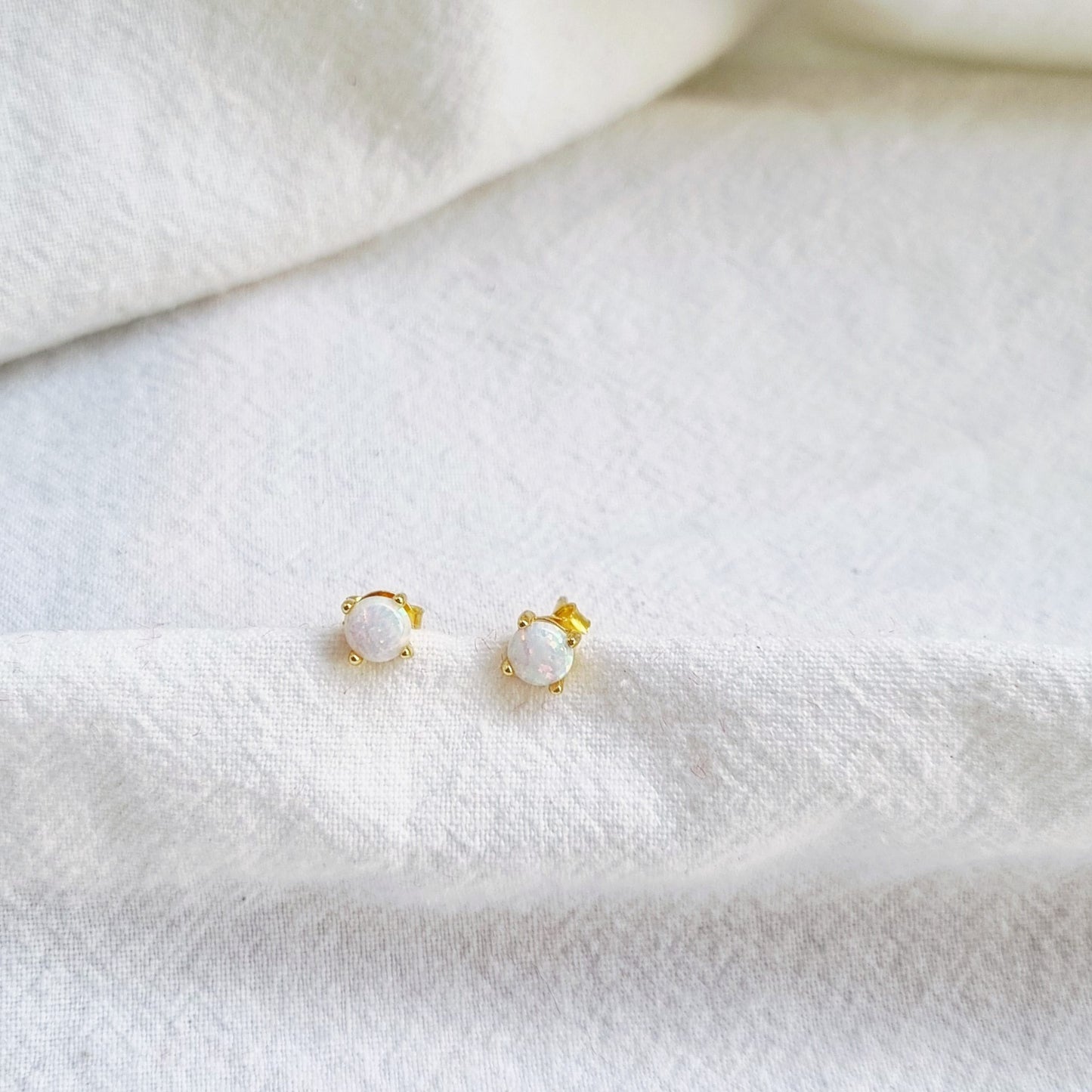 Opal earrings