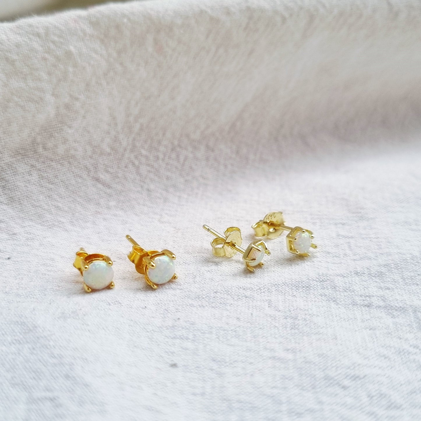 Opal earrings
