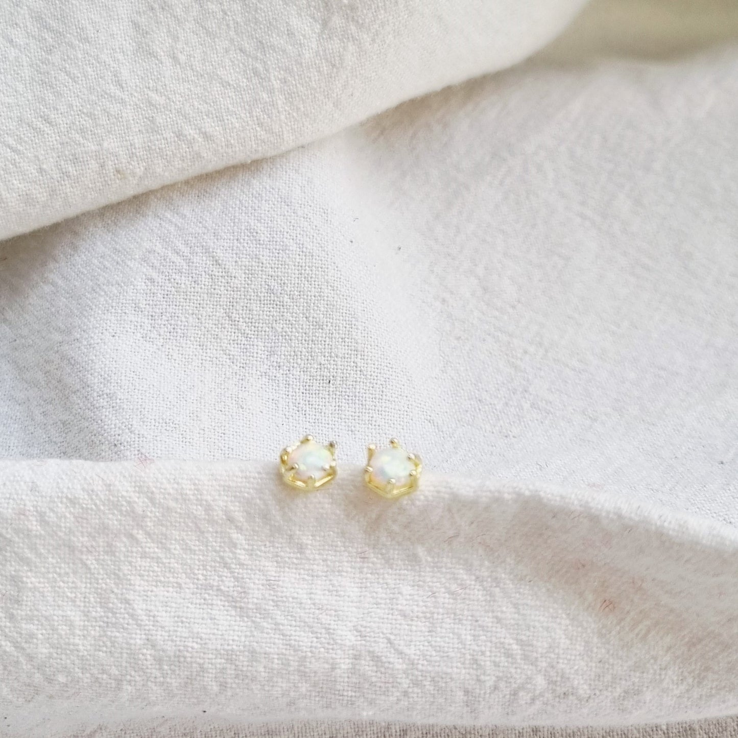 Opal earrings