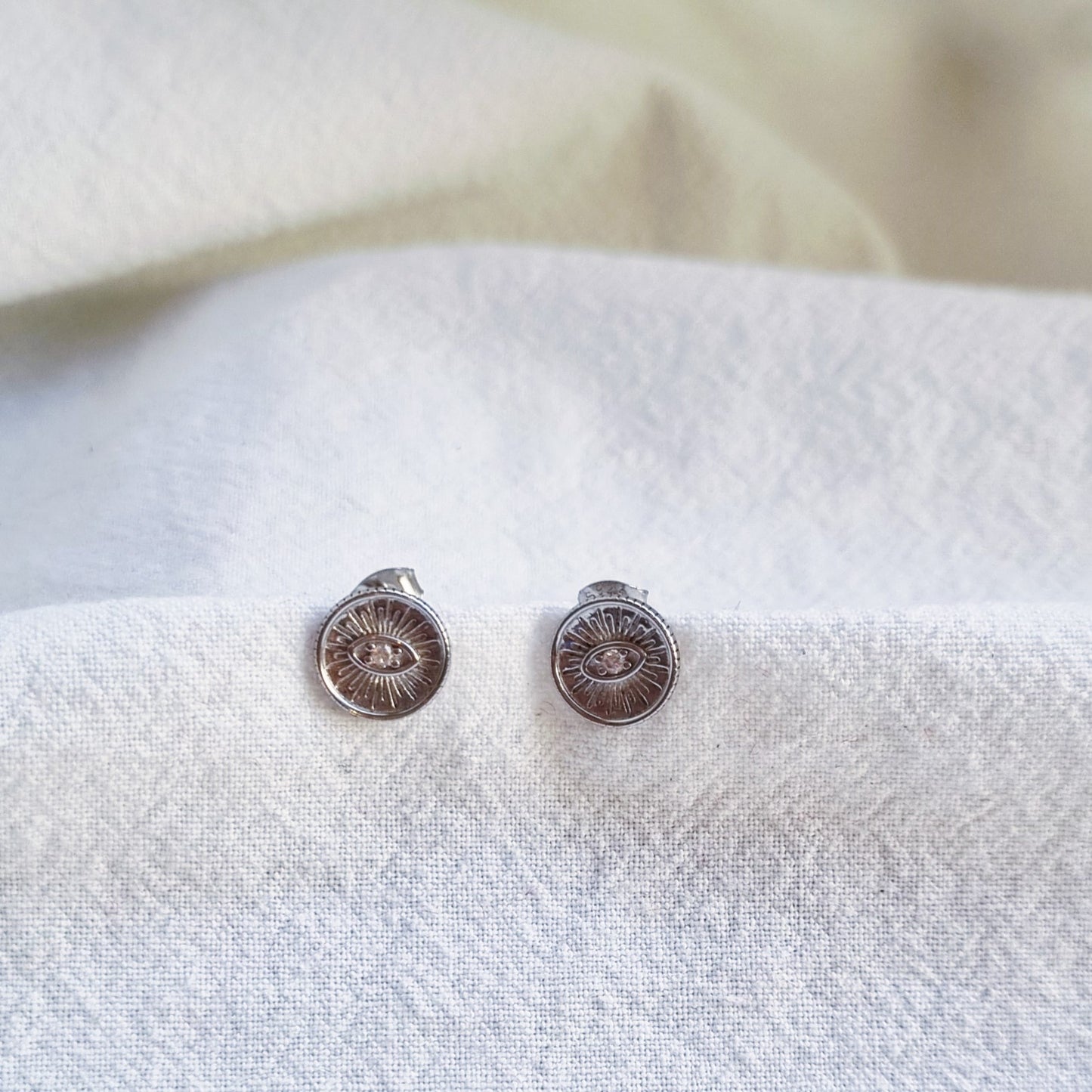Evil eye in silver