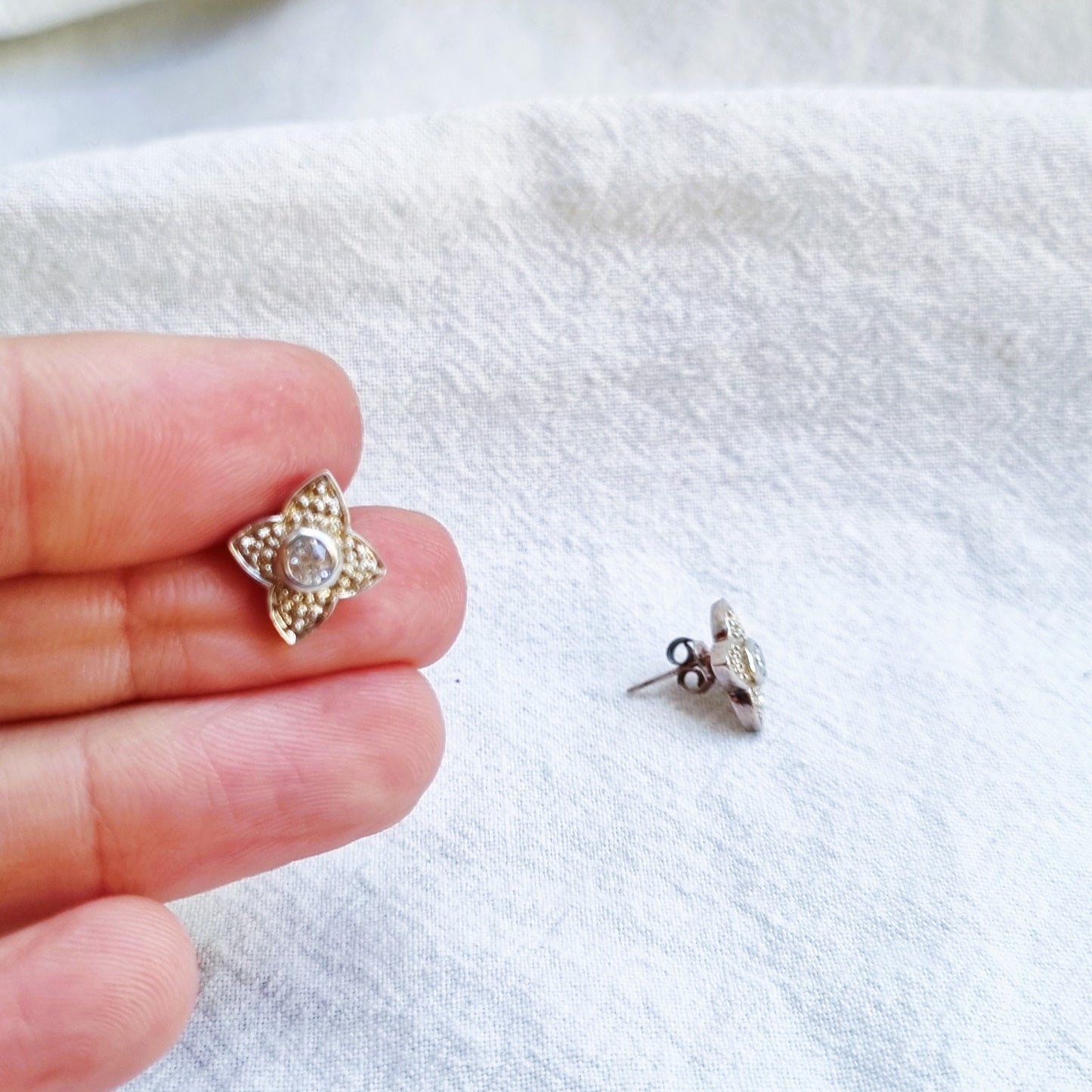 Silver flowers