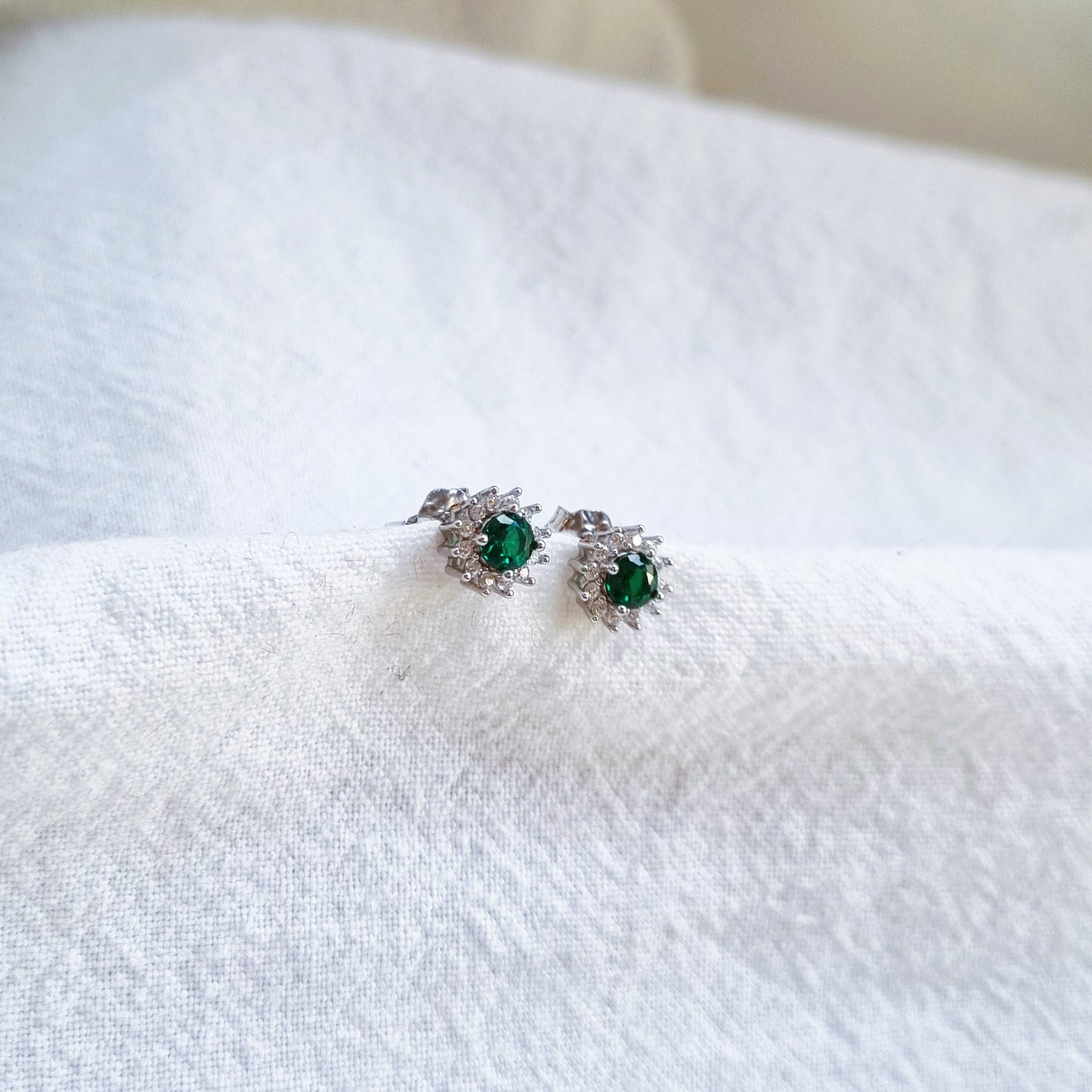 Silver earrings