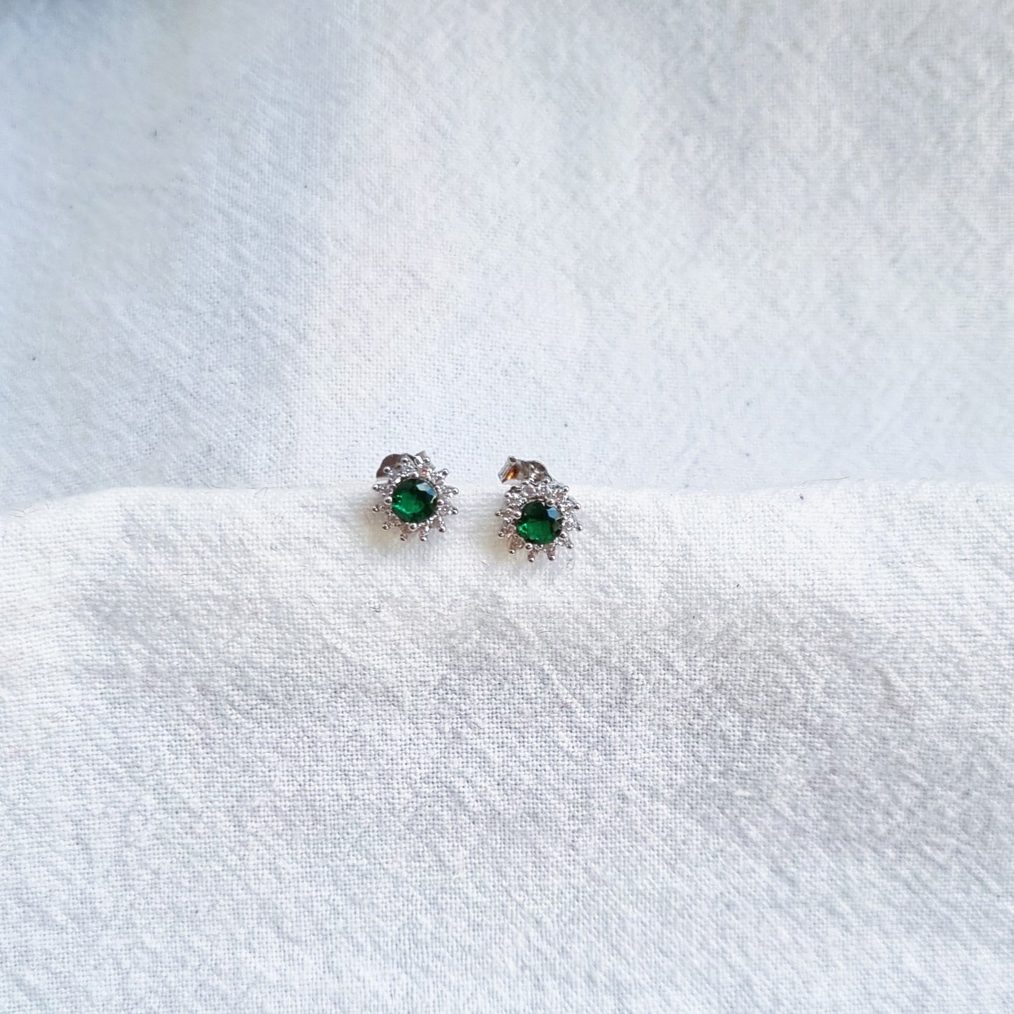 Silver earrings