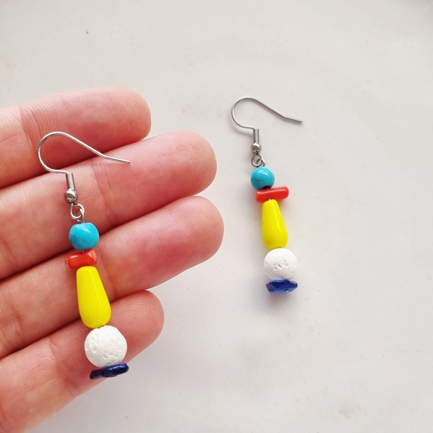 Funky earrings