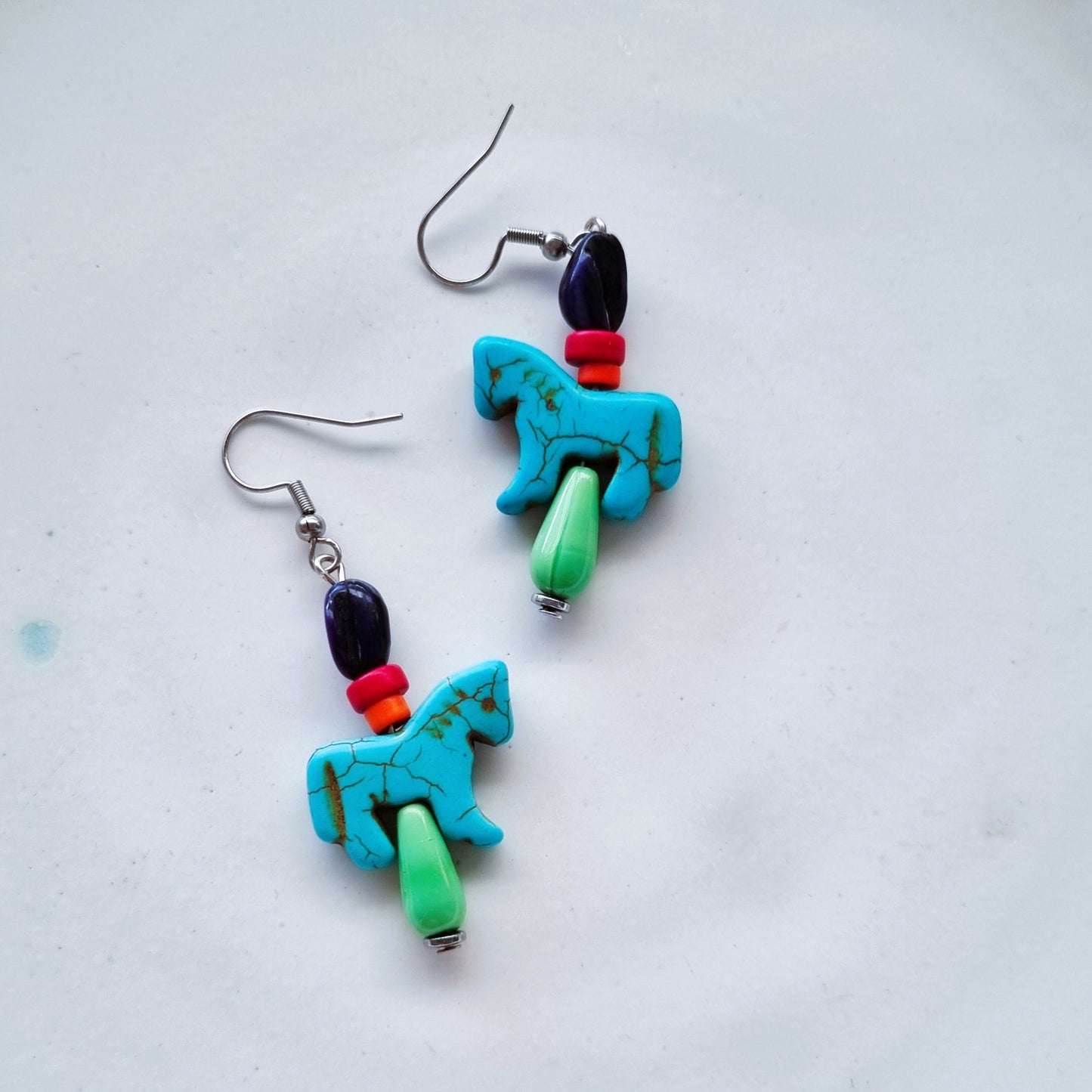 Blue horses