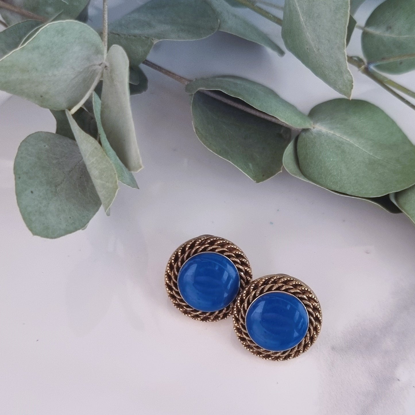 Vintage earrings - Blue