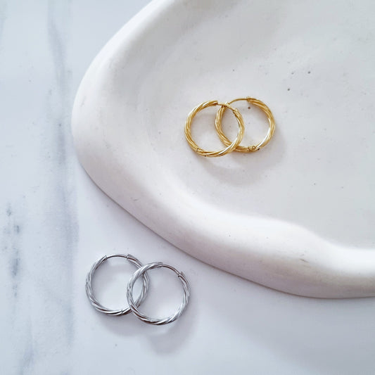 Twisted earrings (big)