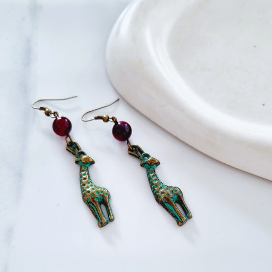 Giraffe earrings