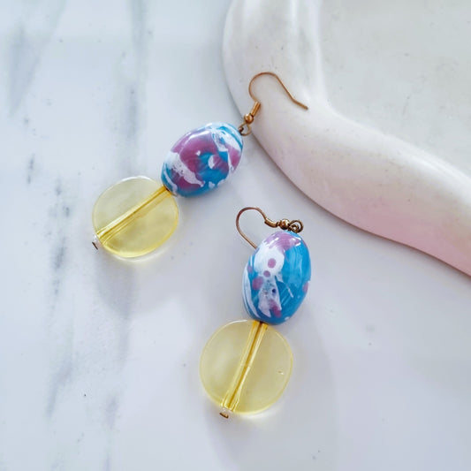 Bold ceramic earrings