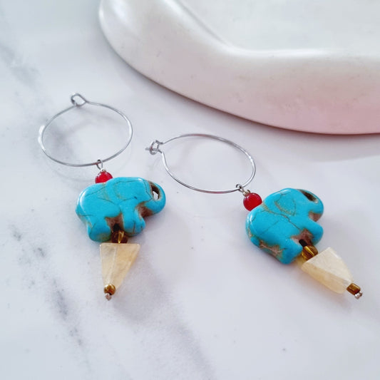 Elephant earrings
