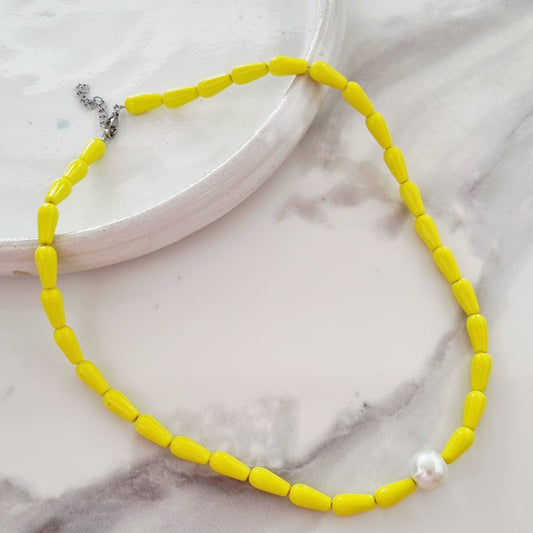 Yellow necklace