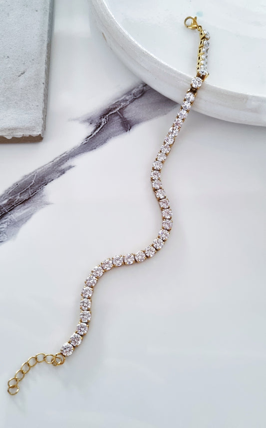 Τennis chain anklet