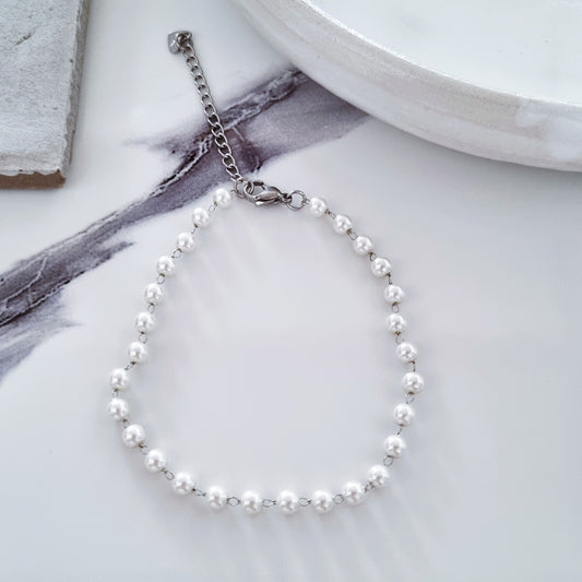 Pearly anklet
