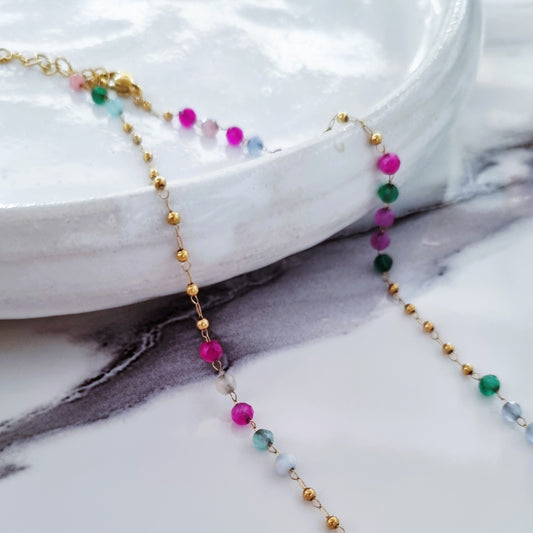 Agate rosario (short)