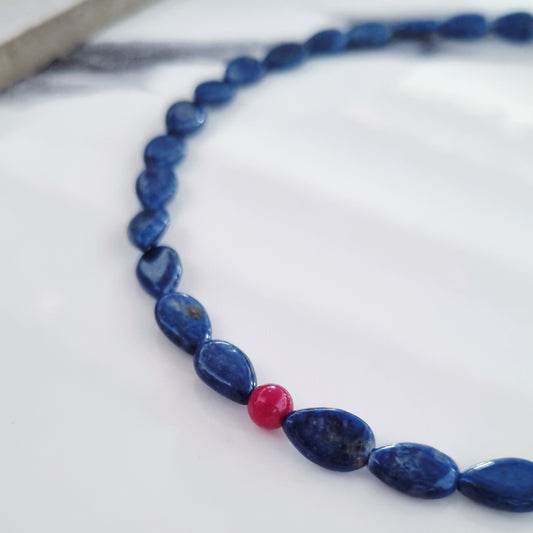 Lapi lazoulis necklace