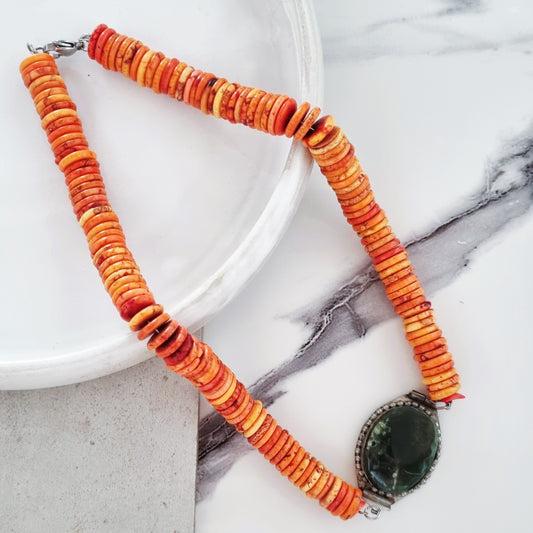 Boho necklace - Amfitriti