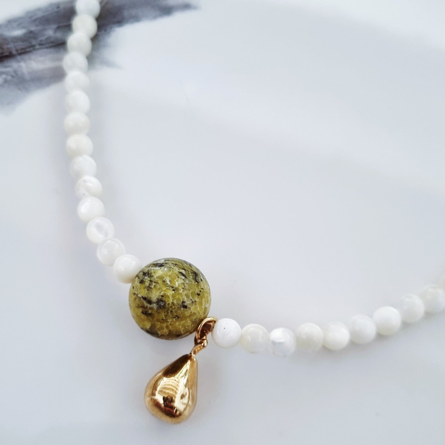 Pear necklace