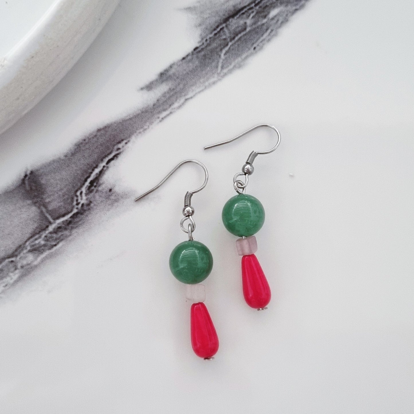 Aventurine earrings