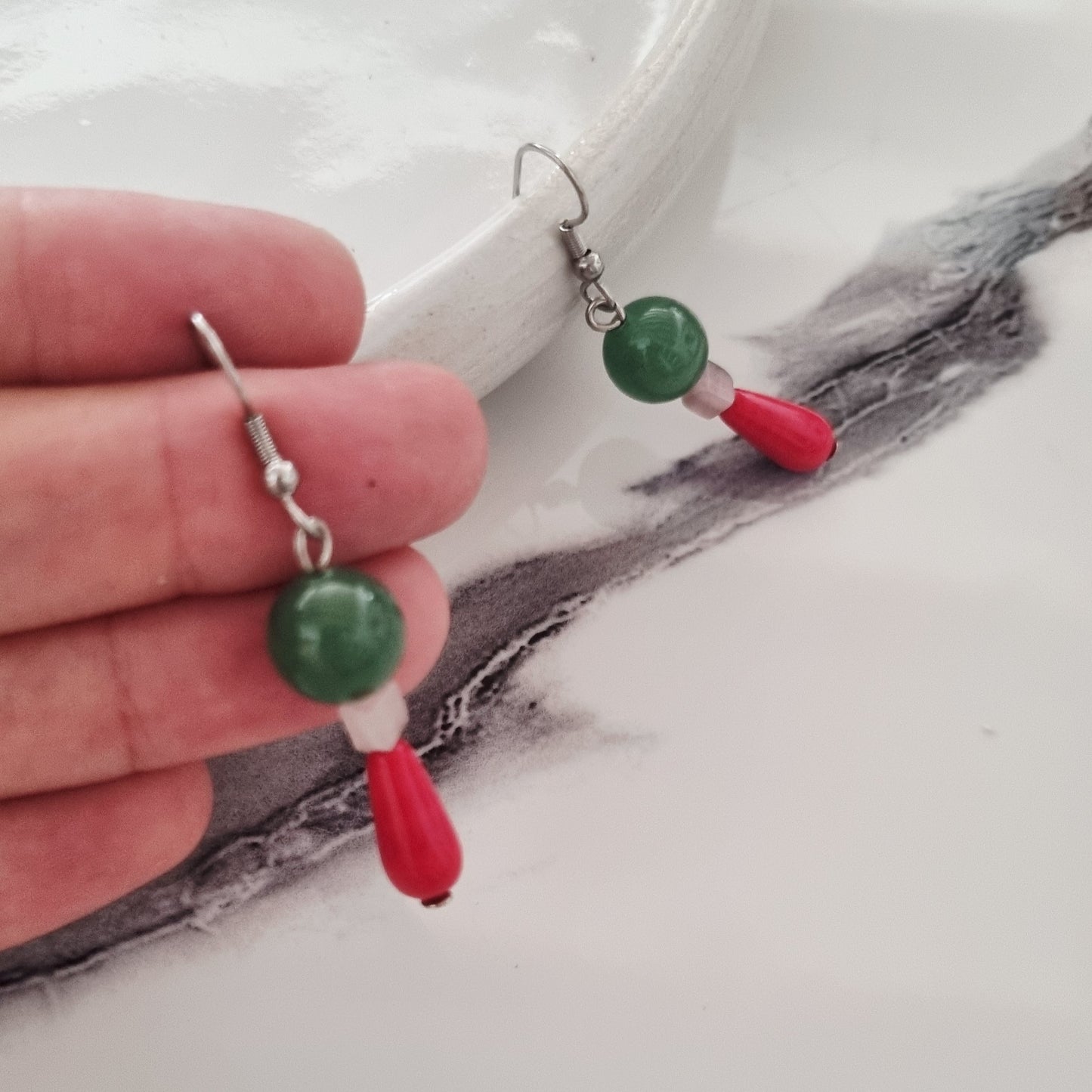 Aventurine earrings