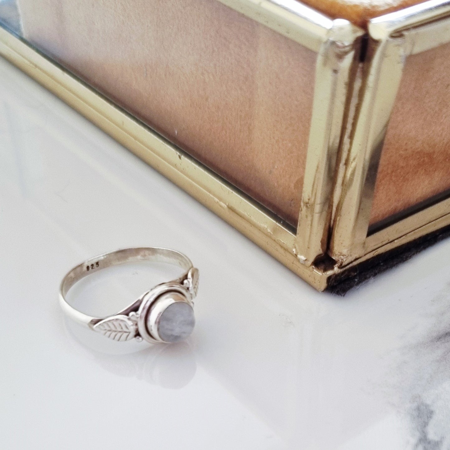 Moonstone ring