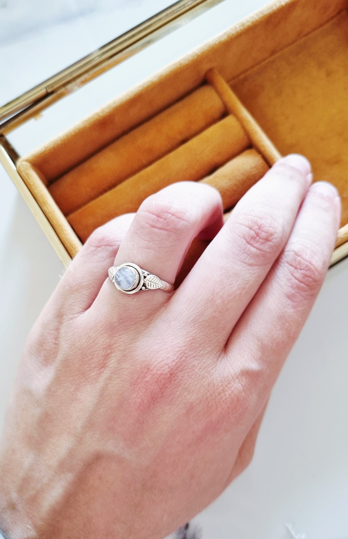 Moonstone ring