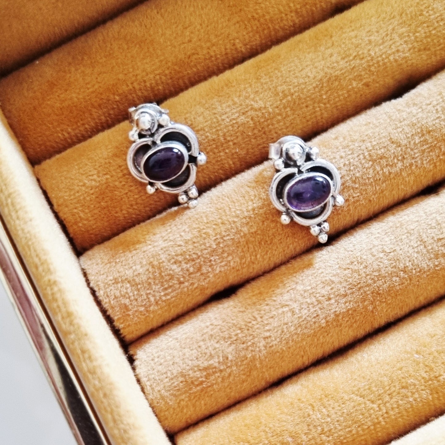 Amethyst earrings