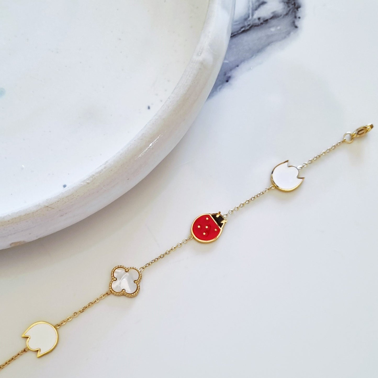 Ladybug bracelet
