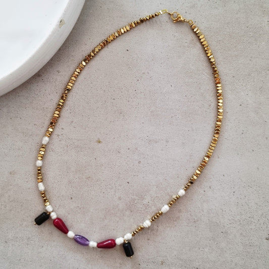 Hematite and other beads