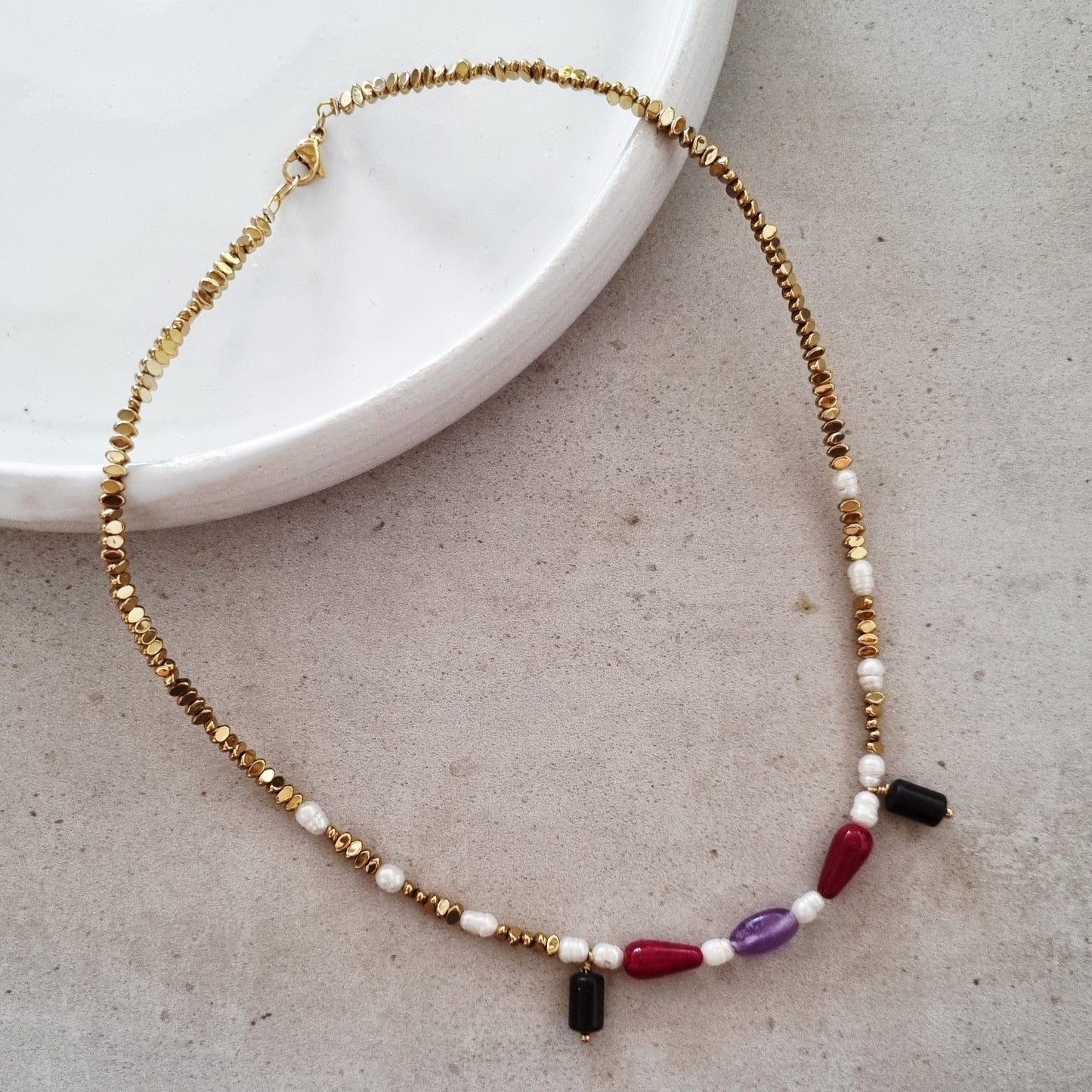 Hematite and other beads