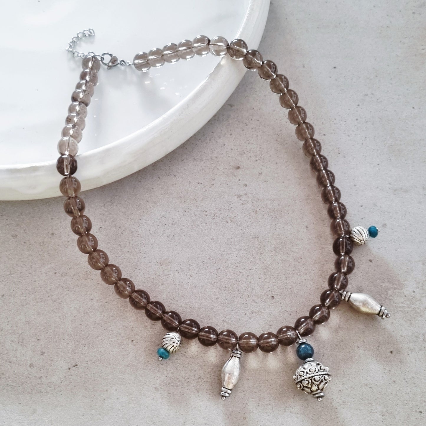 Smokey brown - Necklace