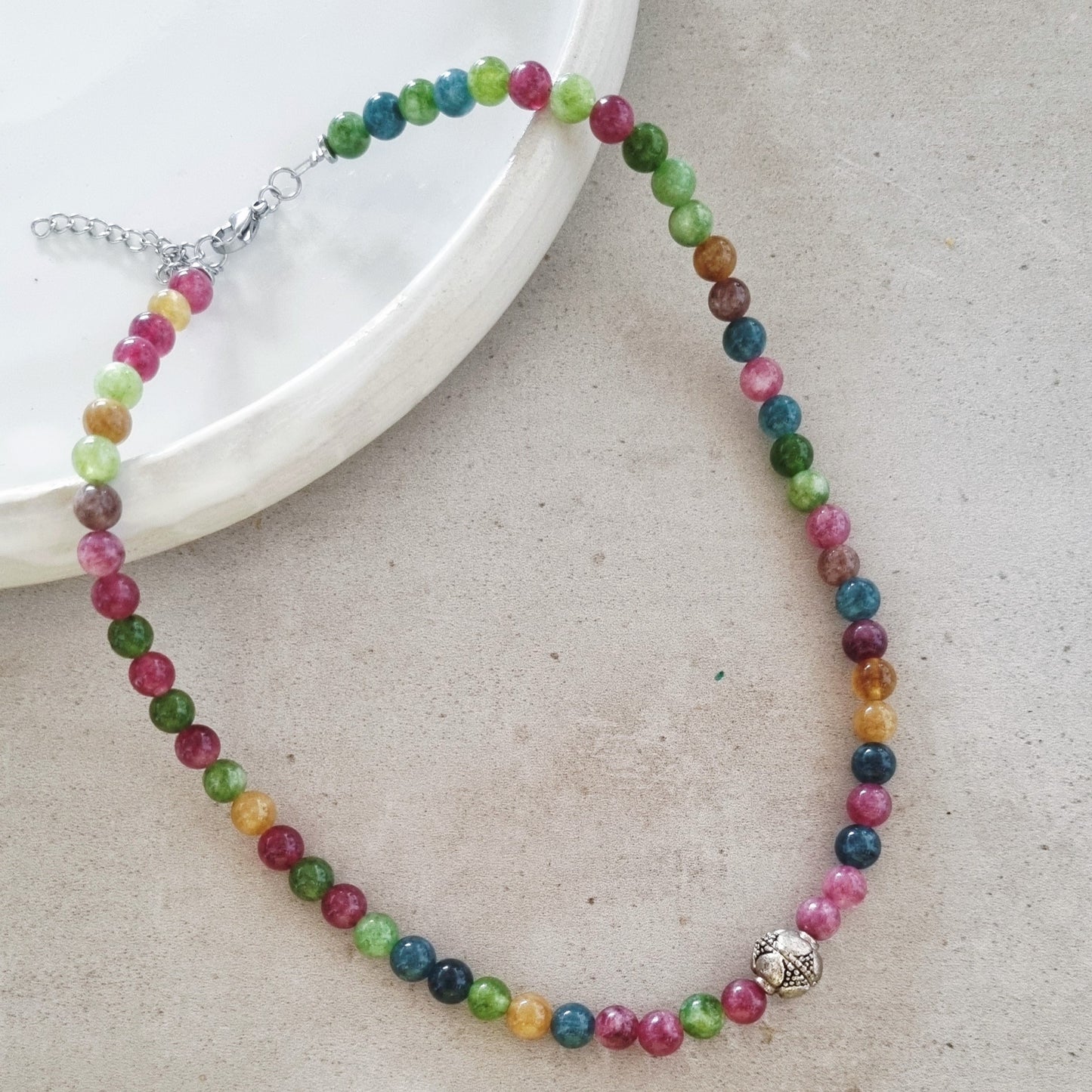 Mix of jades - Necklace