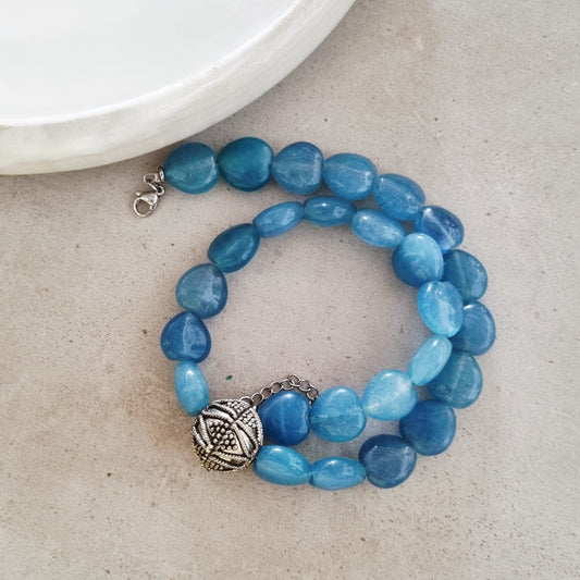 My heart is blue - Necklace