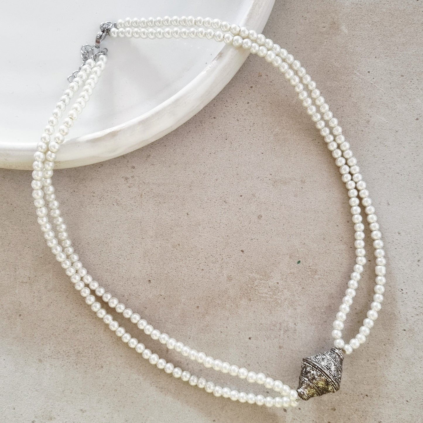 Double pearls - Necklace