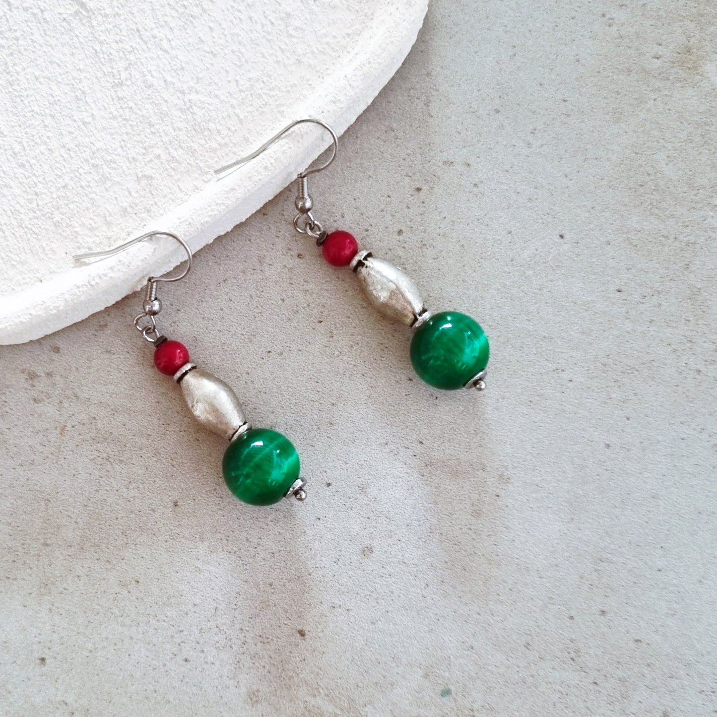 Boho green - Earrings